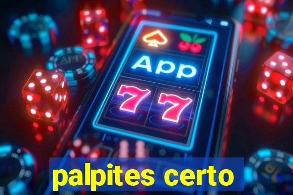 palpites certo